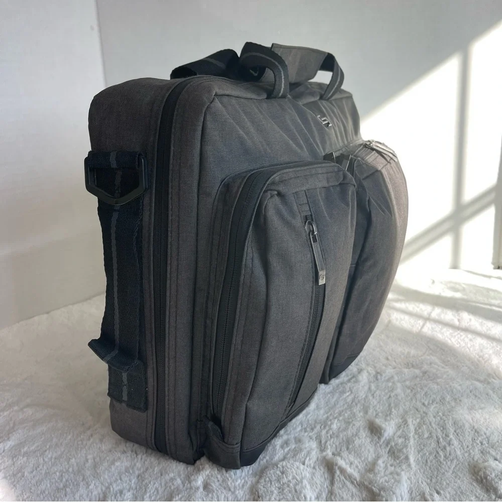Solo New York Duane Hybrid Convertible Laptop Briefcase, Slate, UBN310-53